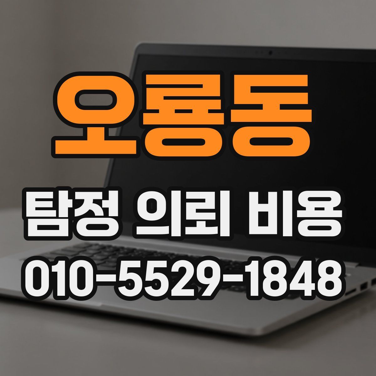 오룡동 탐정 의뢰 비용