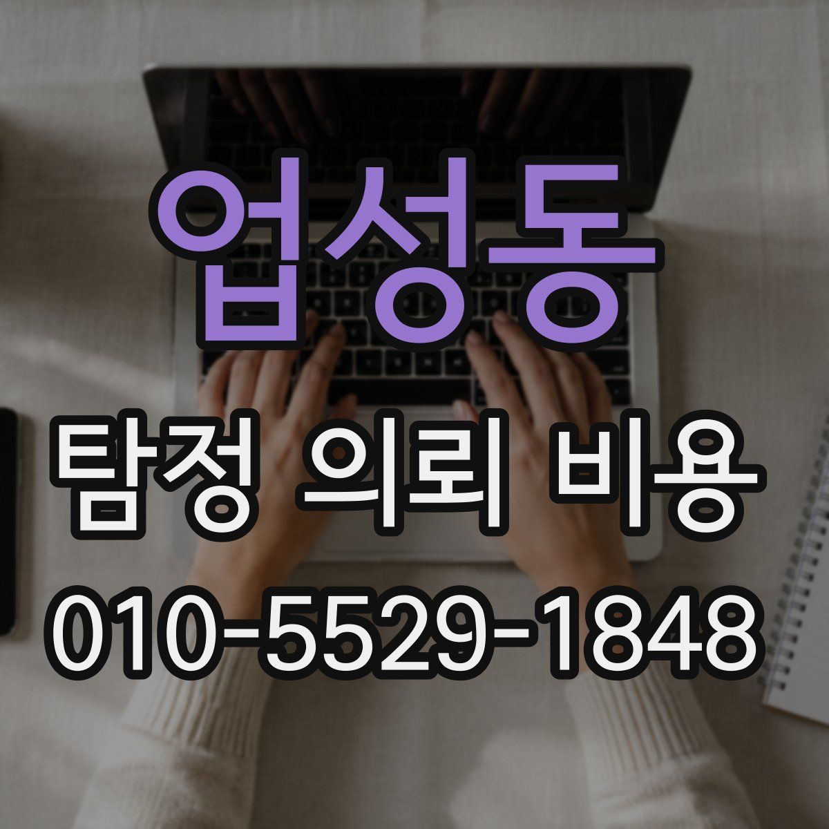 업성동 탐정 의뢰 비용