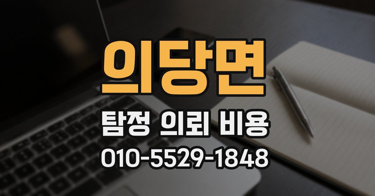 의당면 탐정 의뢰 비용