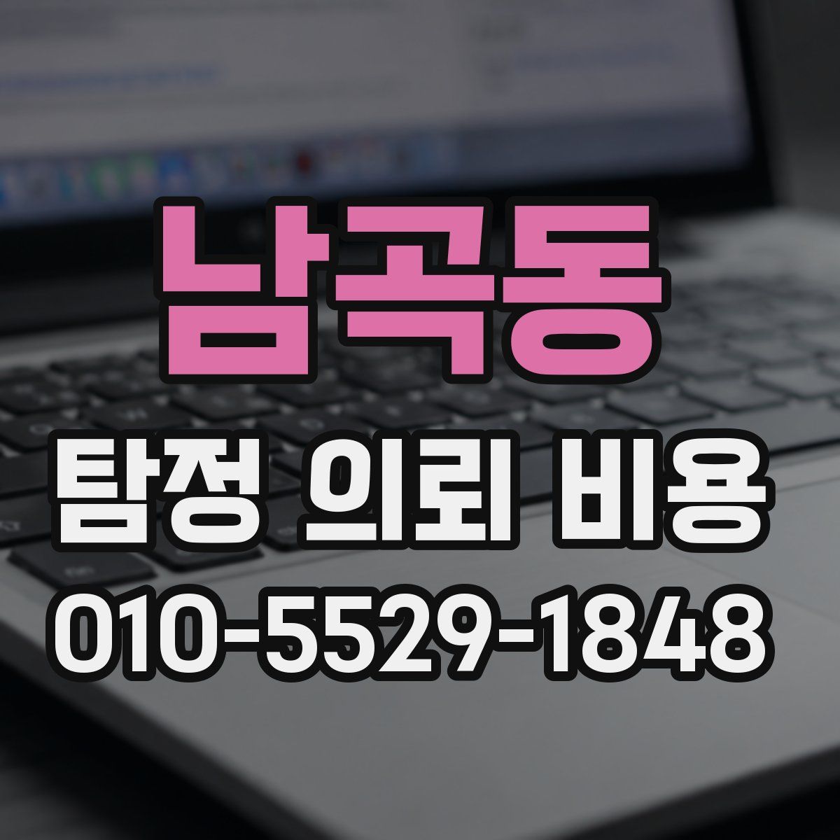 남곡동 탐정 의뢰 비용
