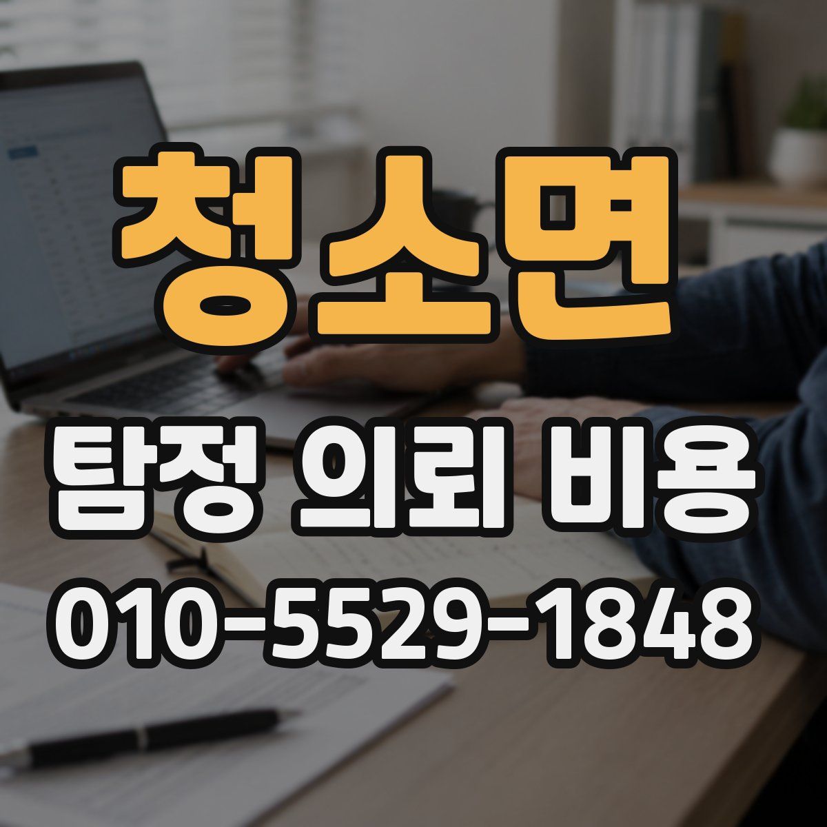 청소면 탐정 의뢰 비용