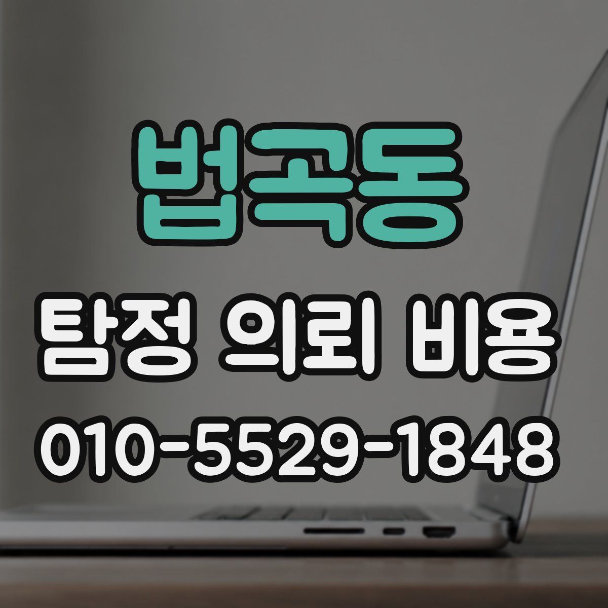 법곡동 탐정 의뢰 비용