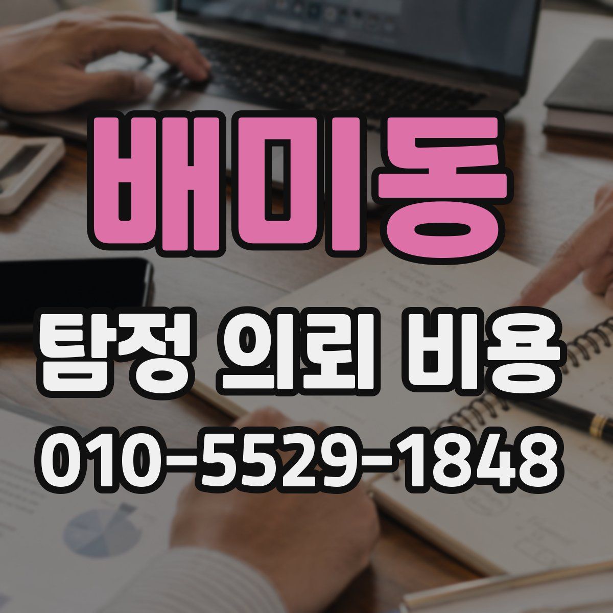 배미동 탐정 의뢰 비용