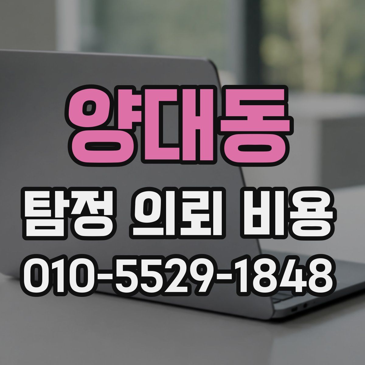양대동 탐정 의뢰 비용