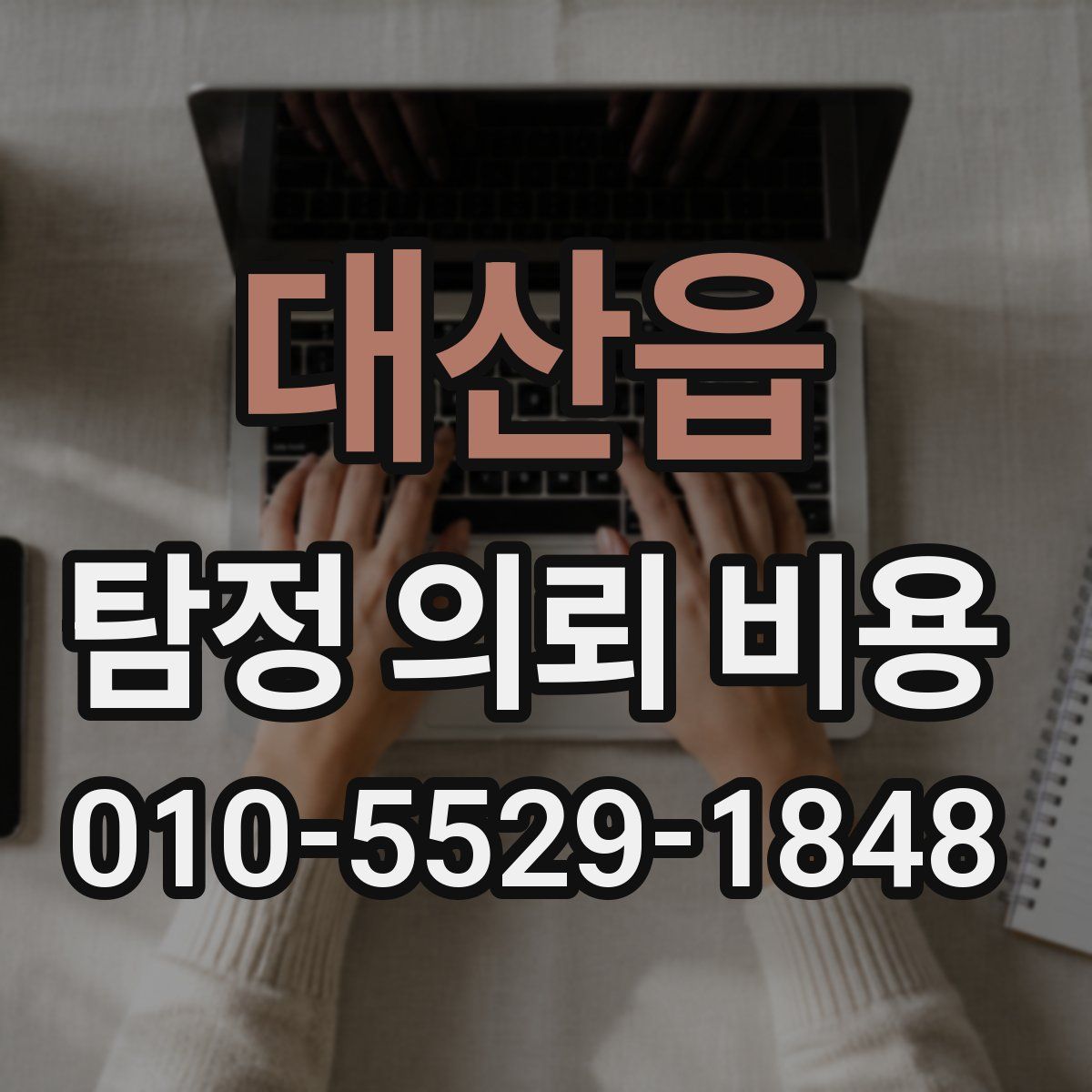 대산읍 탐정 의뢰 비용