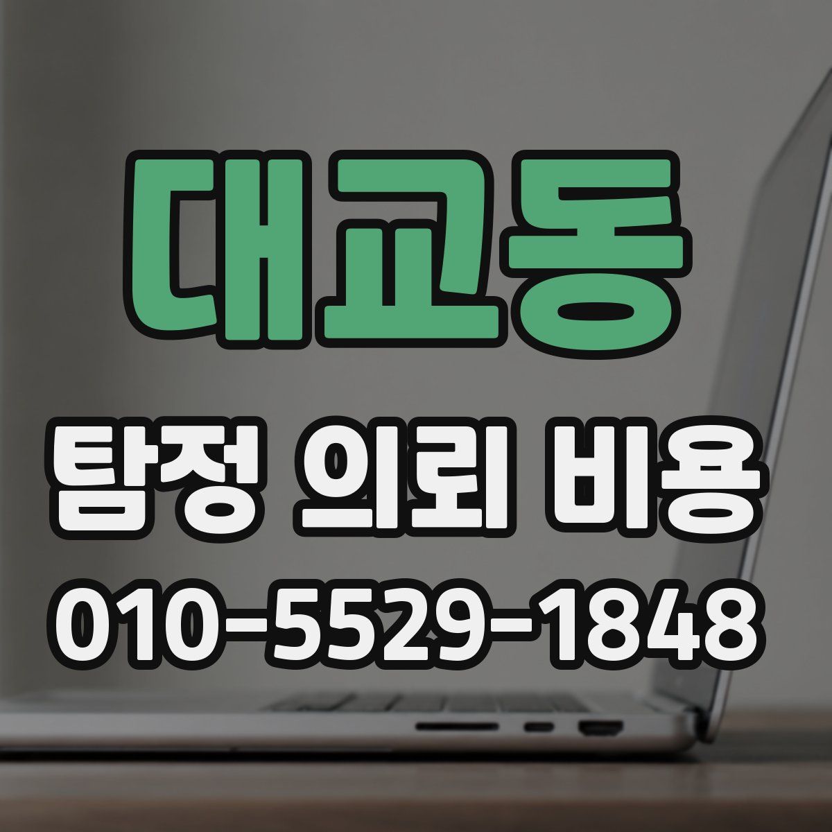 대교동 탐정 의뢰 비용