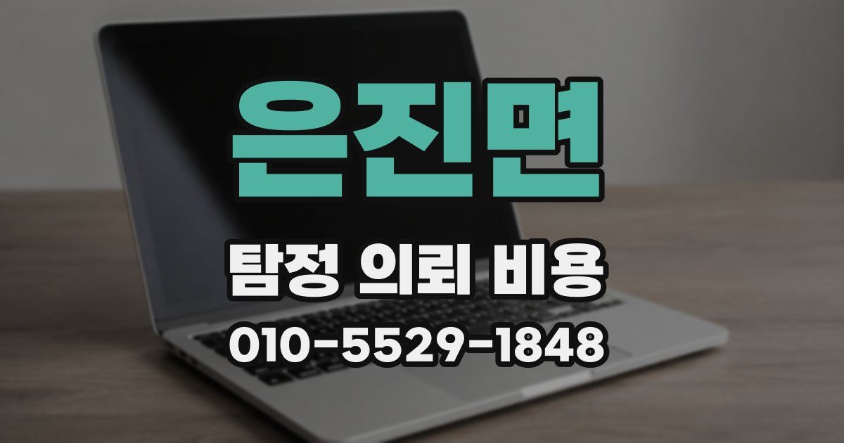 은진면 탐정 의뢰 비용