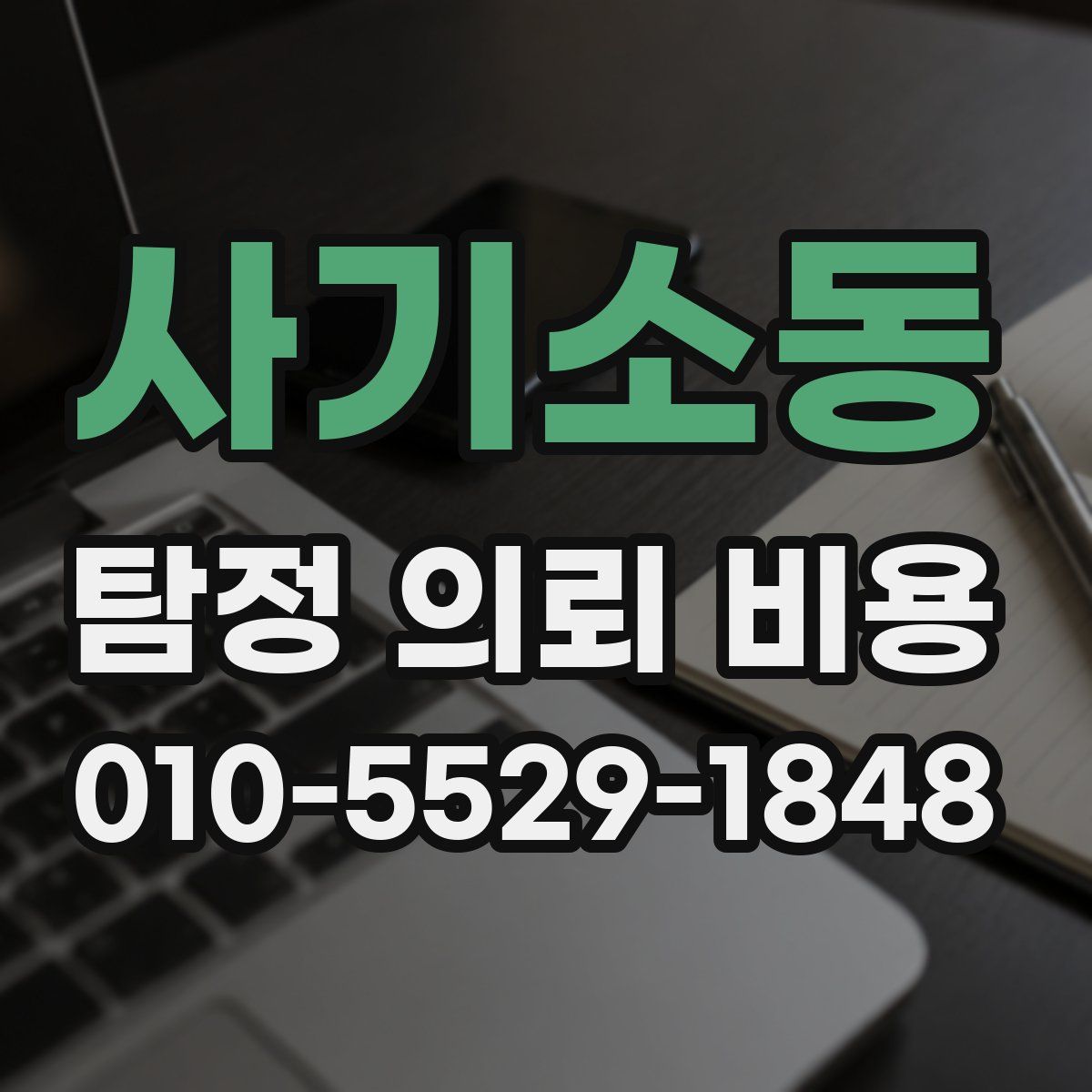 사기소동 탐정 의뢰 비용