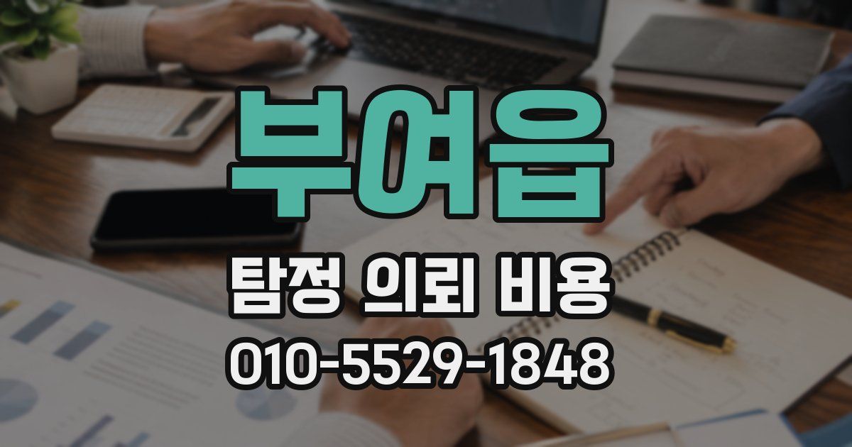 부여읍 탐정 의뢰 비용