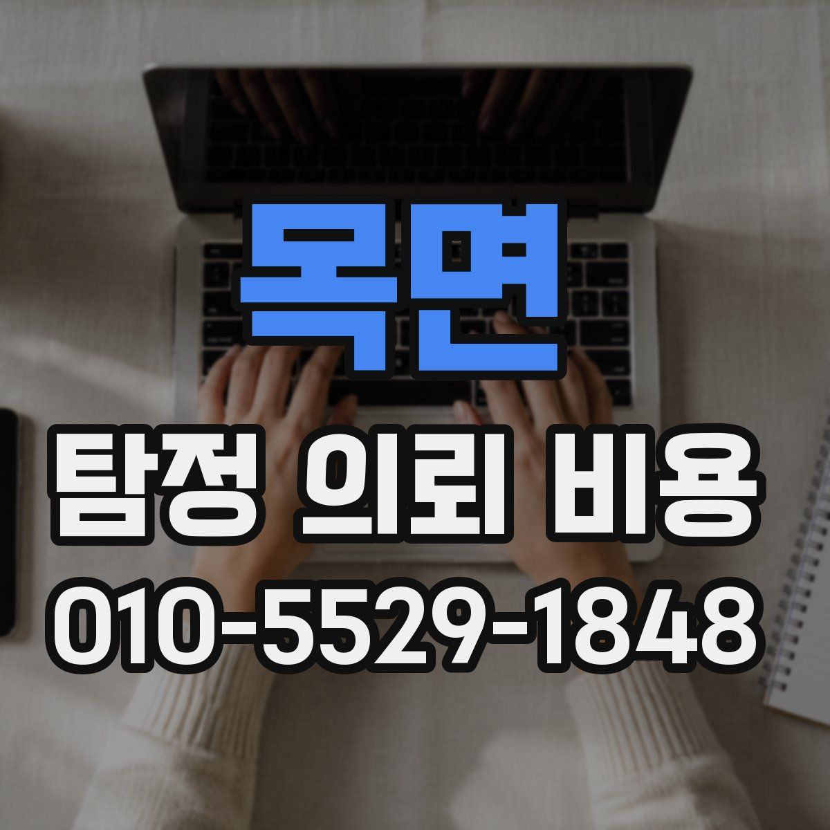 목면 탐정 의뢰 비용