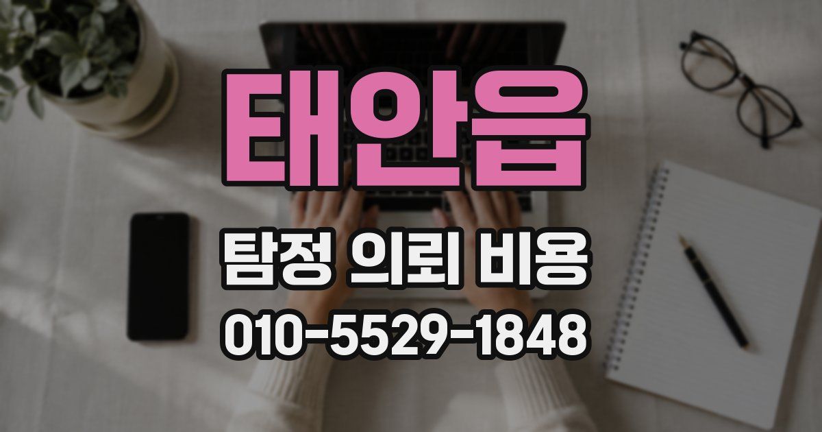 태안읍 탐정 의뢰 비용