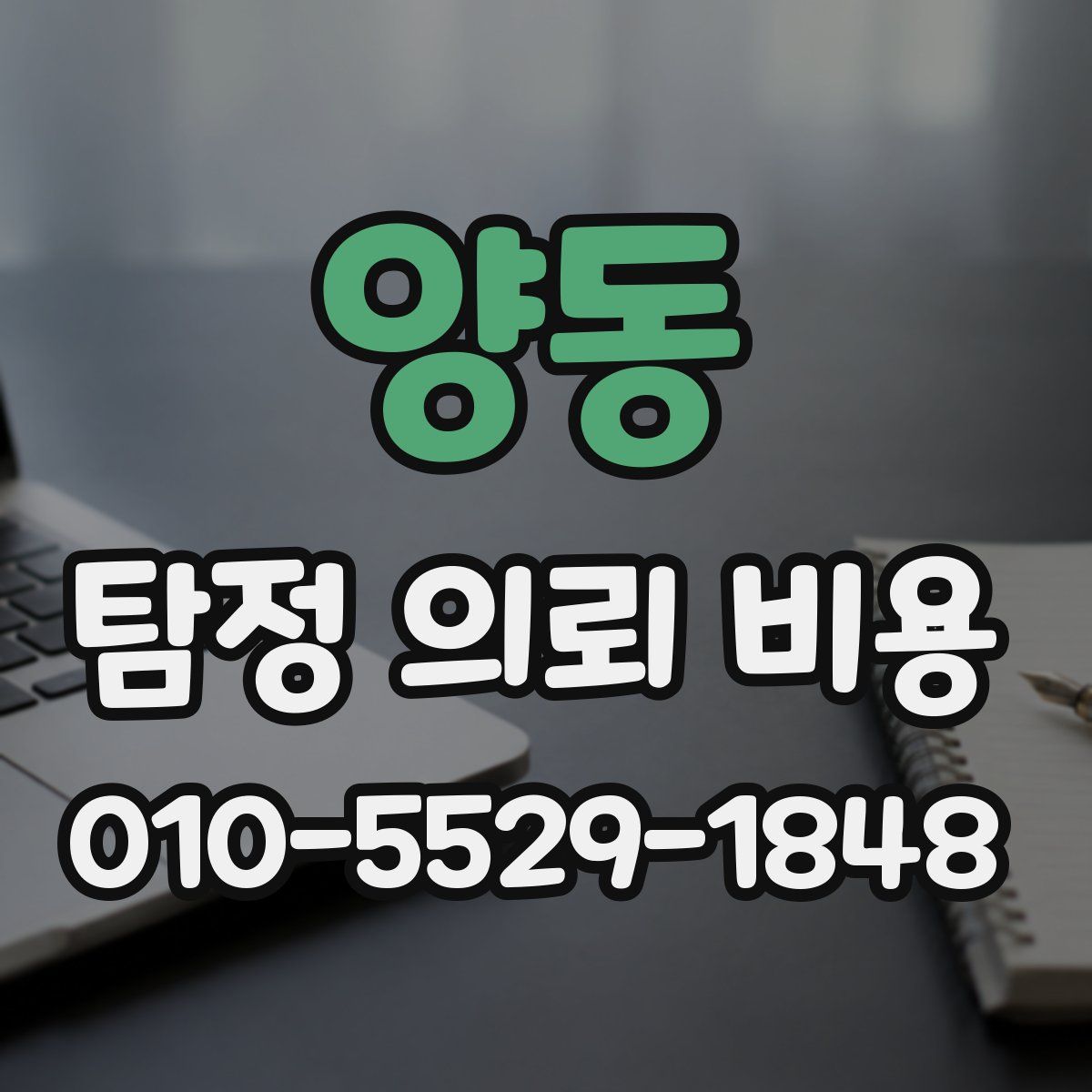 양동 탐정 의뢰 비용