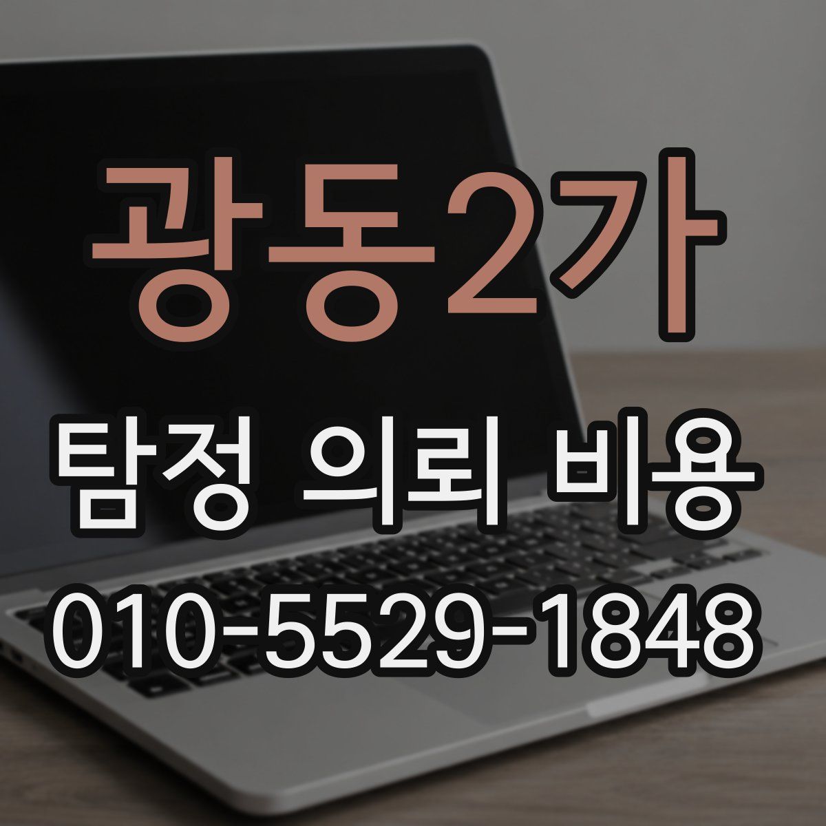 광동2가 탐정 의뢰 비용