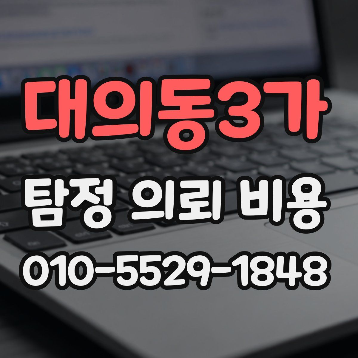 대의동3가 탐정 의뢰 비용