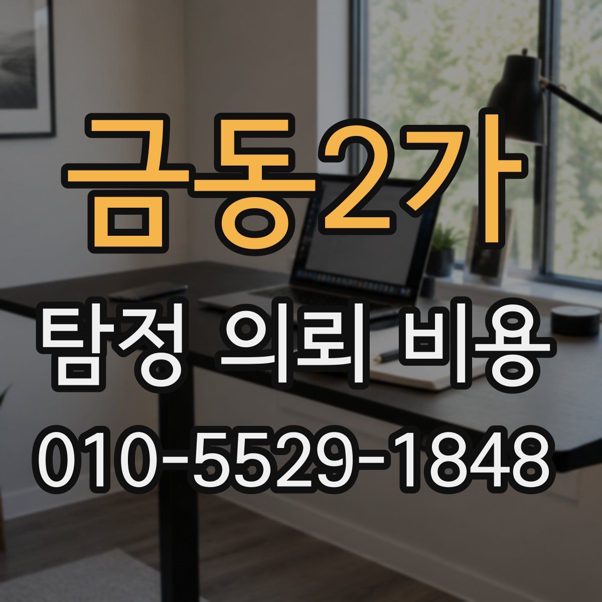 금동2가 탐정 의뢰 비용