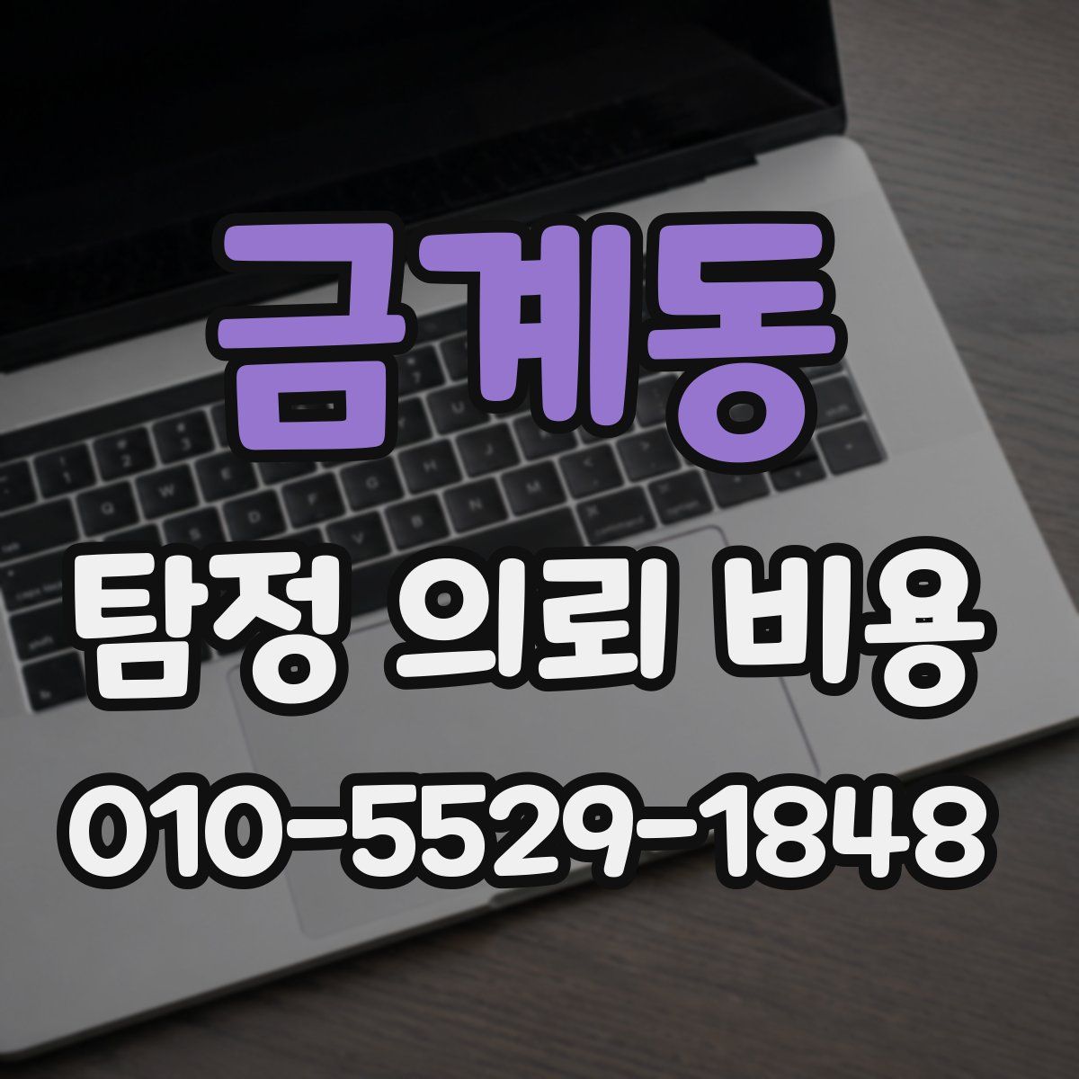 금계동 탐정 의뢰 비용