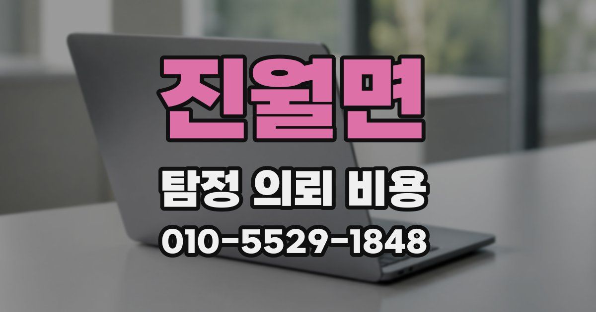 진월면 탐정 의뢰 비용