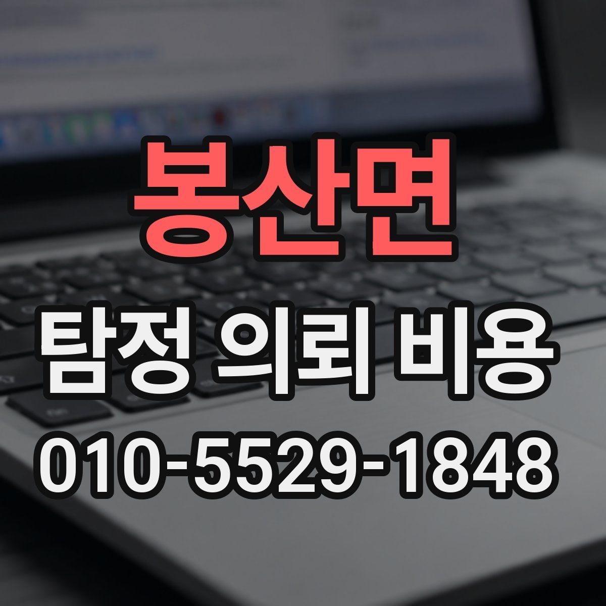 봉산면 탐정 의뢰 비용