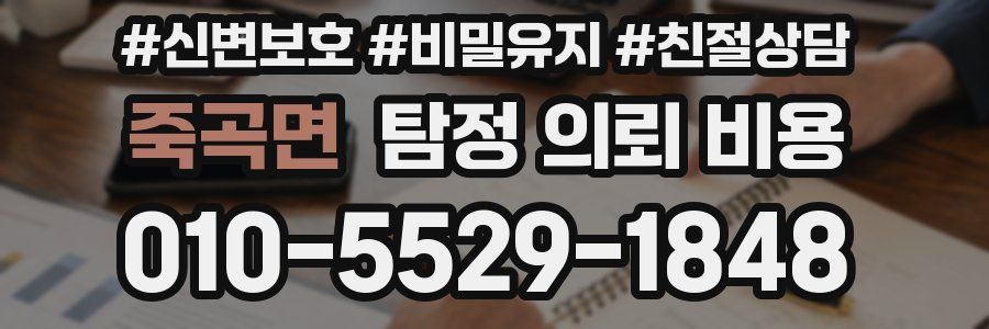 죽곡면 탐정 의뢰 비용