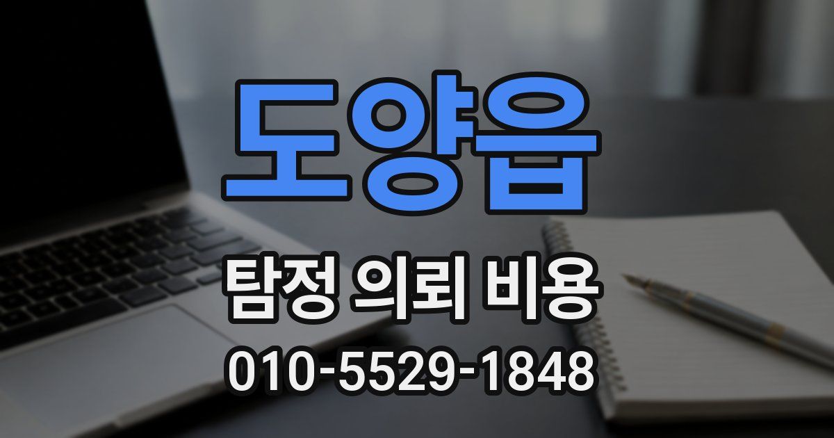 도양읍 탐정 의뢰 비용