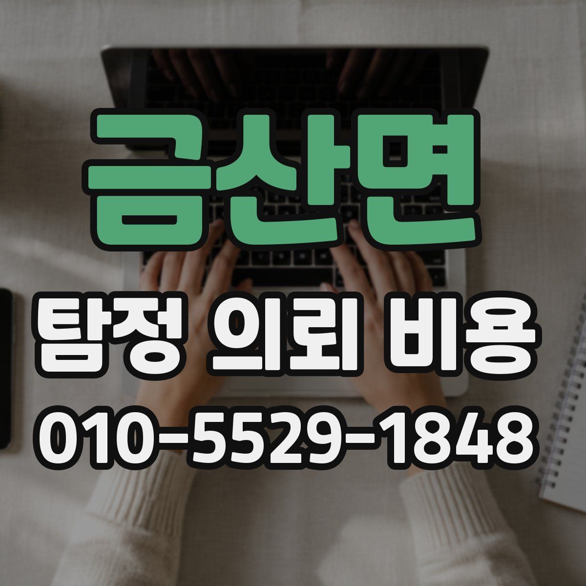 금산면 탐정 의뢰 비용