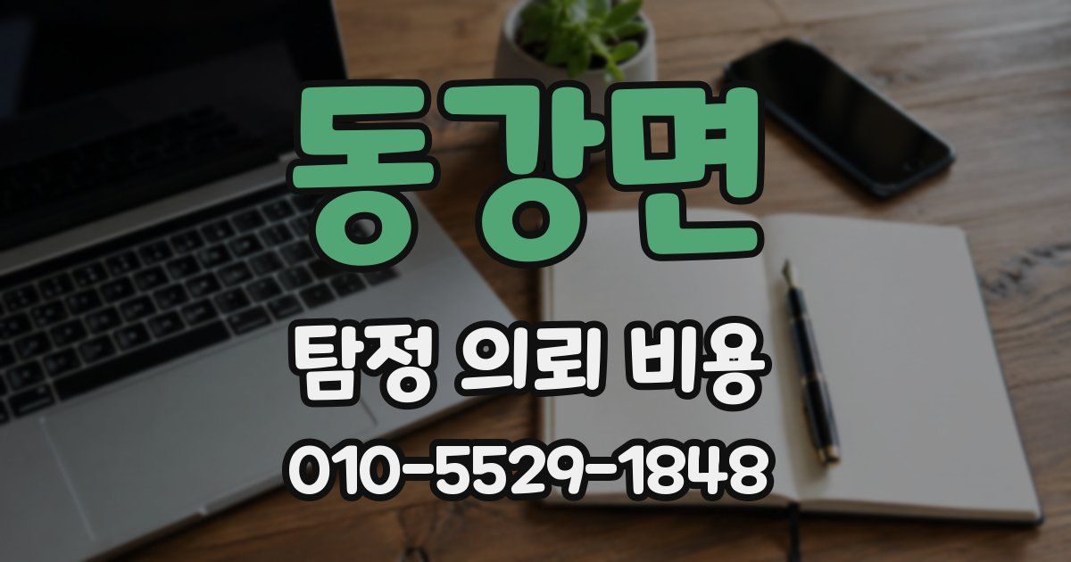 동강면 탐정 의뢰 비용