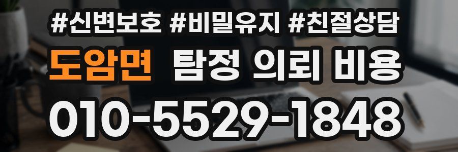 도암면 탐정 의뢰 비용