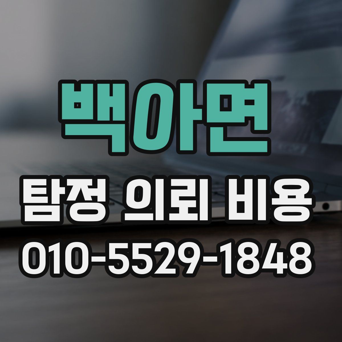 백아면 탐정 의뢰 비용