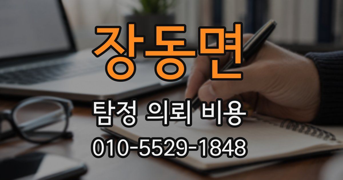 장동면 탐정 의뢰 비용