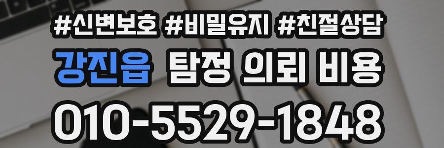 강진읍 탐정 의뢰 비용