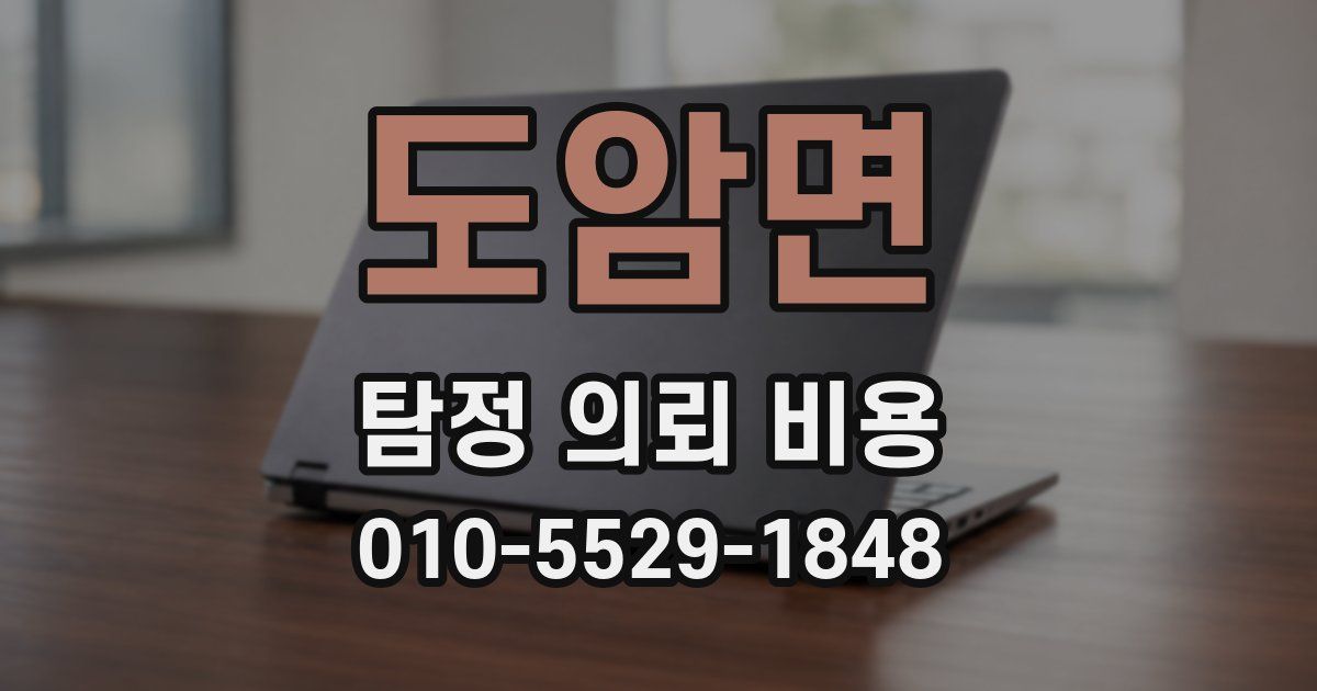 도암면 탐정 의뢰 비용