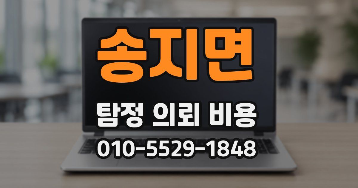 송지면 탐정 의뢰 비용