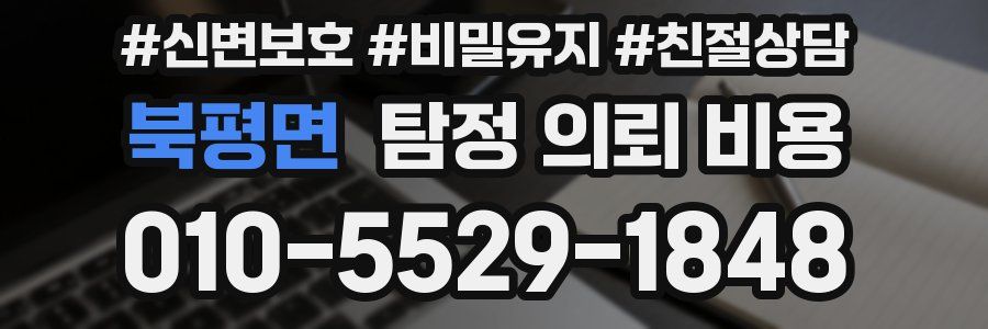 북평면 탐정 의뢰 비용