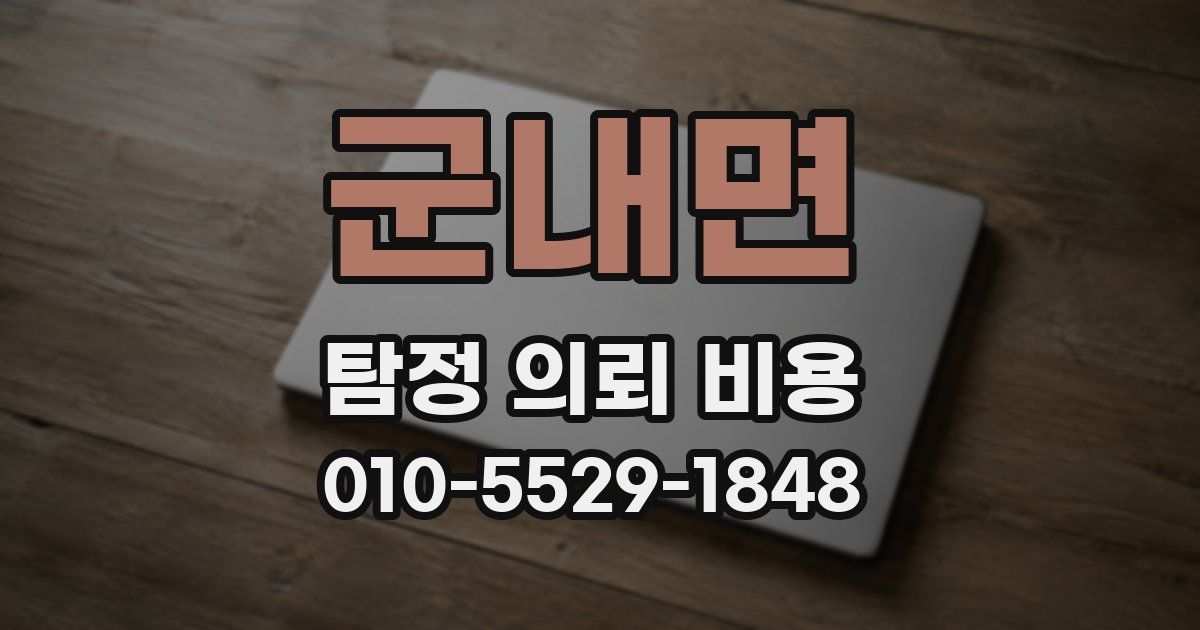 군내면 탐정 의뢰 비용