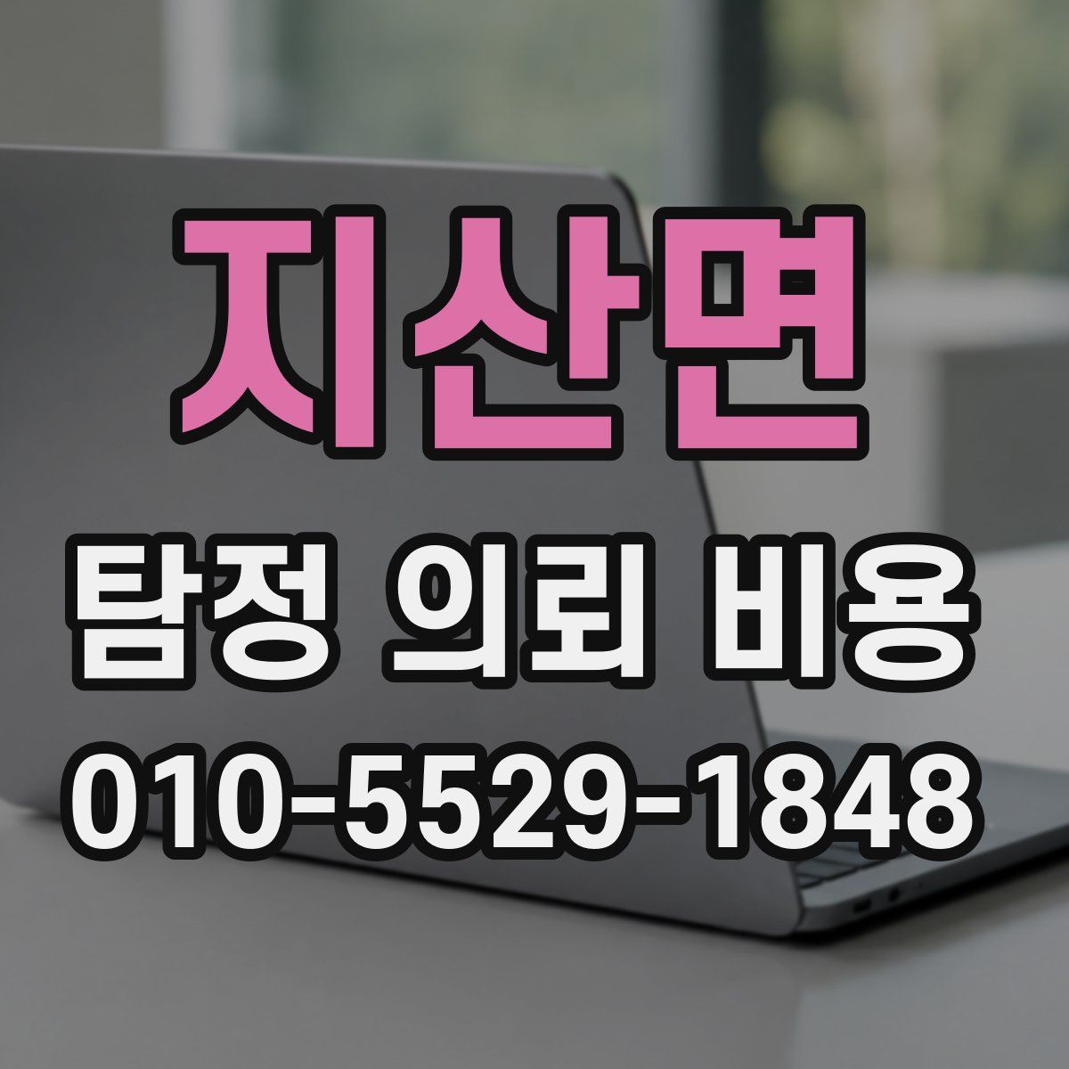 지산면 탐정 의뢰 비용