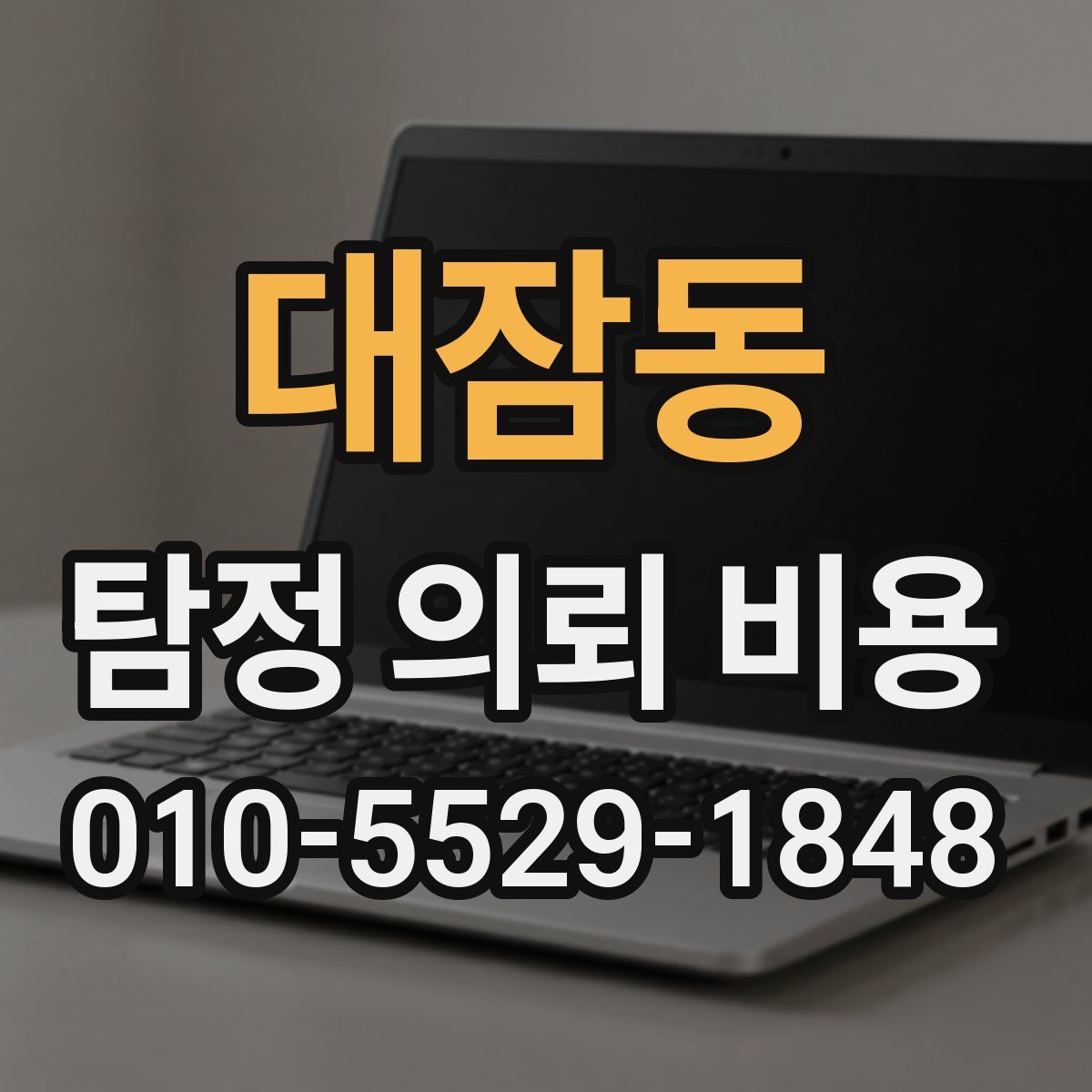 대잠동 탐정 의뢰 비용