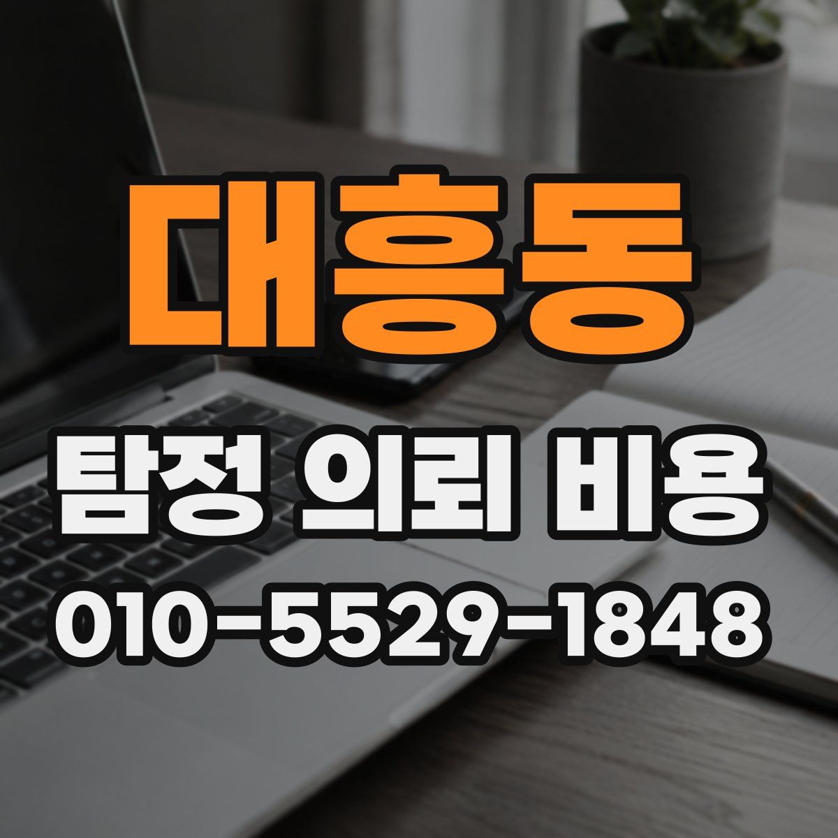 대흥동 탐정 의뢰 비용
