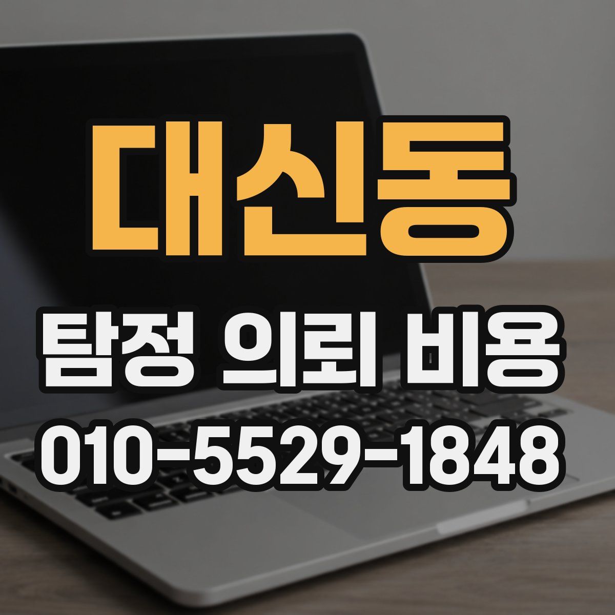 대신동 탐정 의뢰 비용