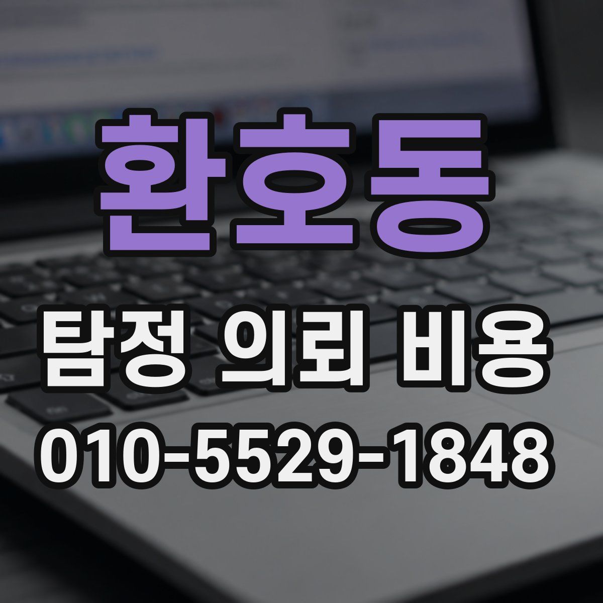 환호동 탐정 의뢰 비용