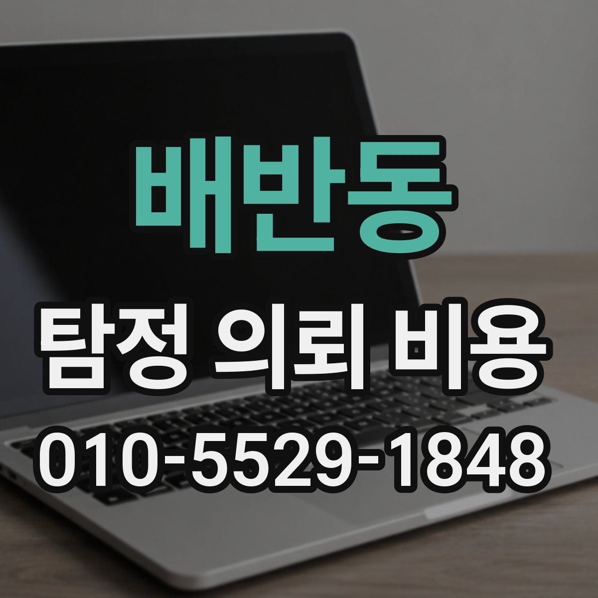 배반동 탐정 의뢰 비용