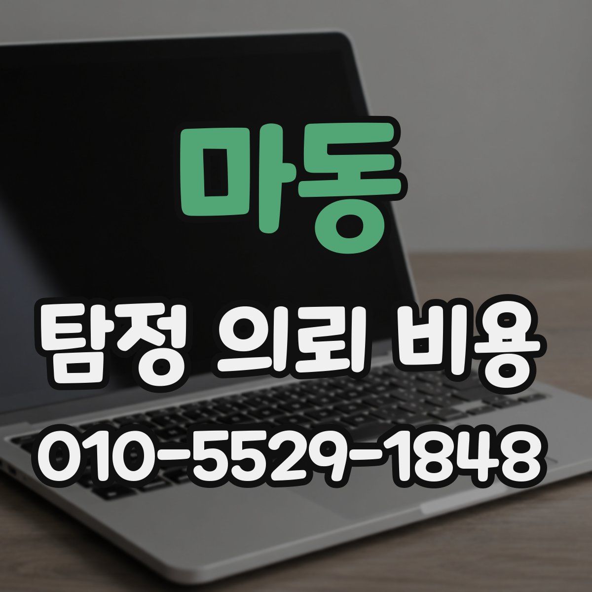 마동 탐정 의뢰 비용