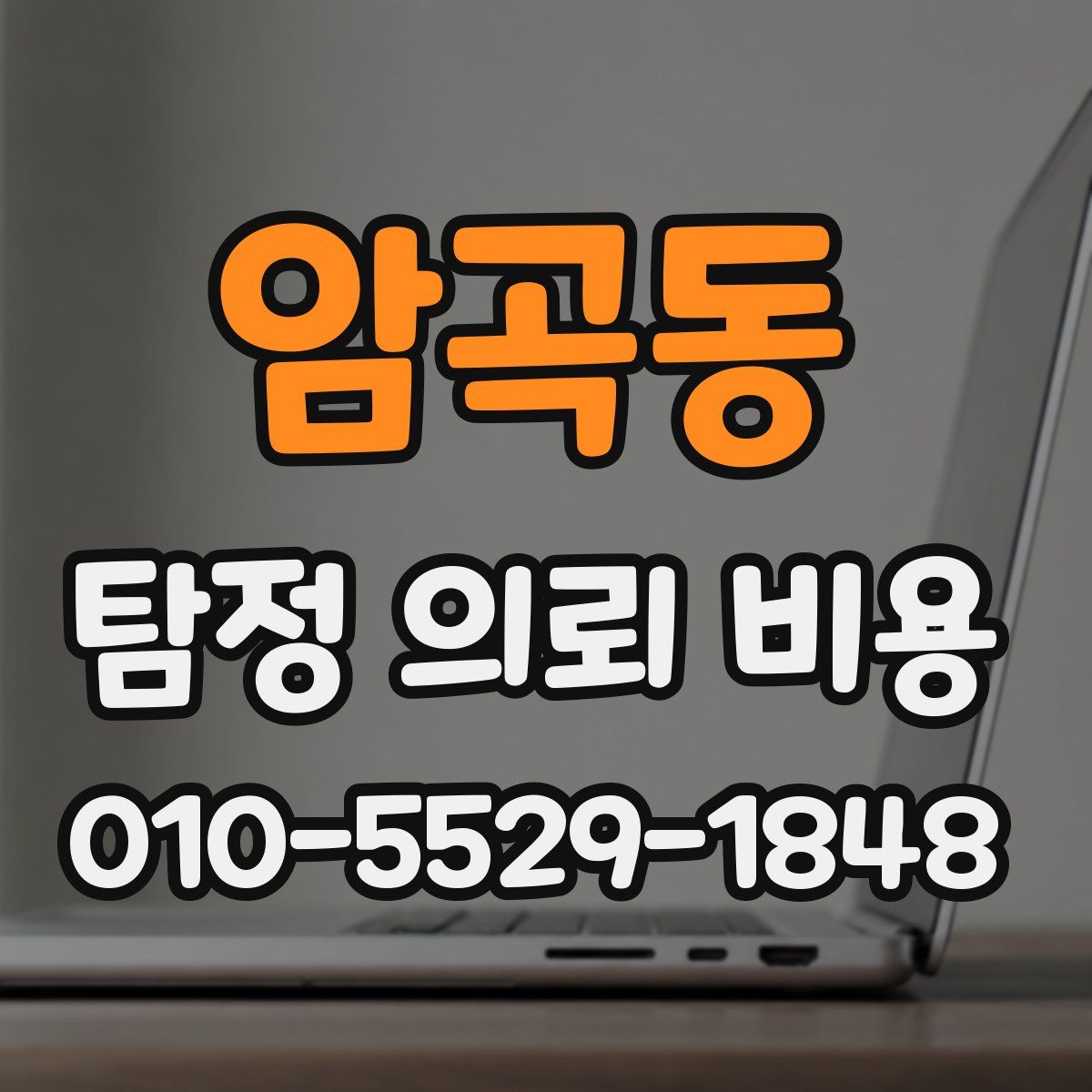 암곡동 탐정 의뢰 비용