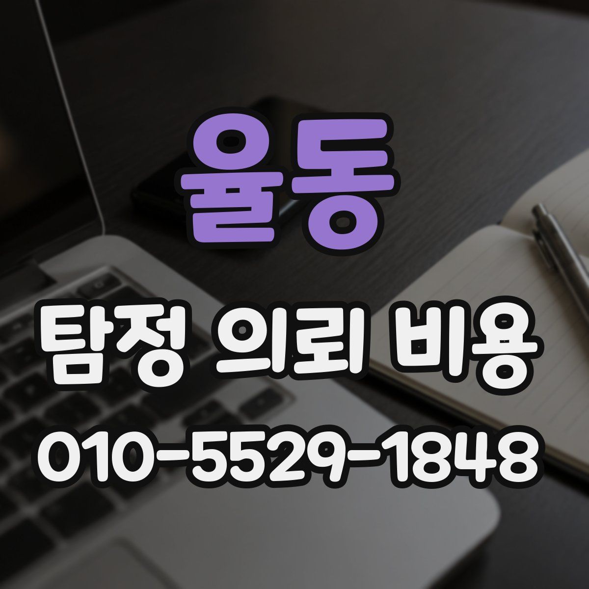 율동 탐정 의뢰 비용