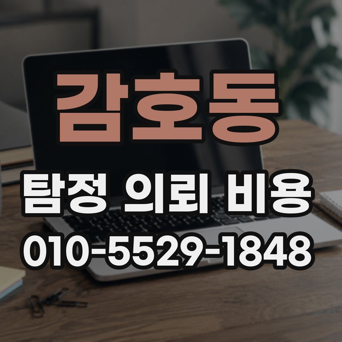 감호동 탐정 의뢰 비용
