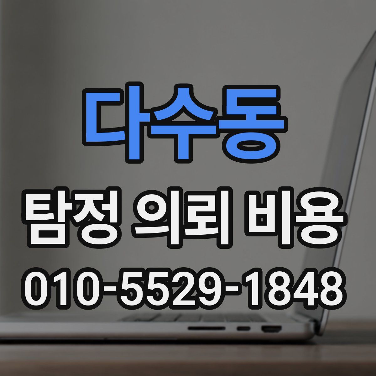 다수동 탐정 의뢰 비용