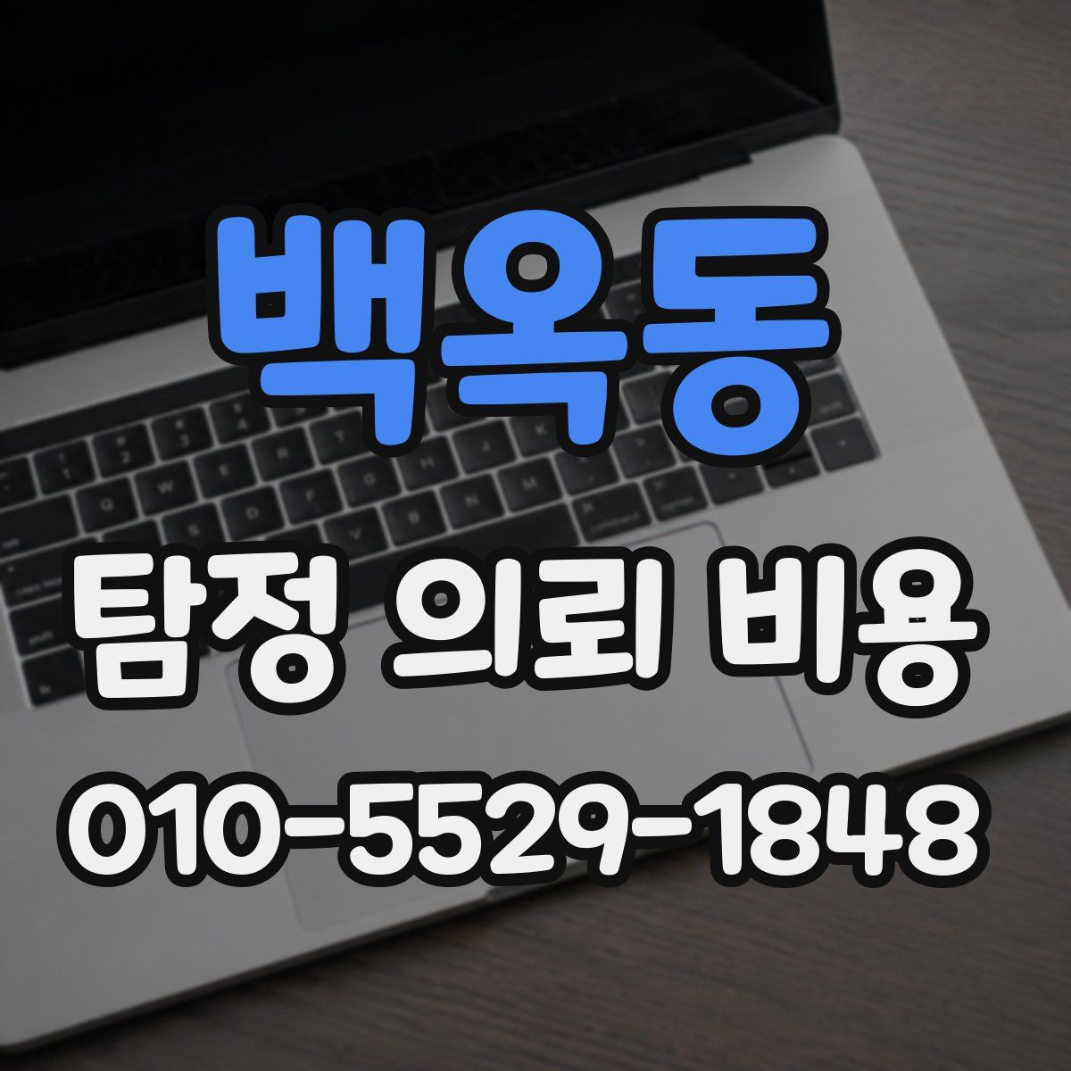 백옥동 탐정 의뢰 비용