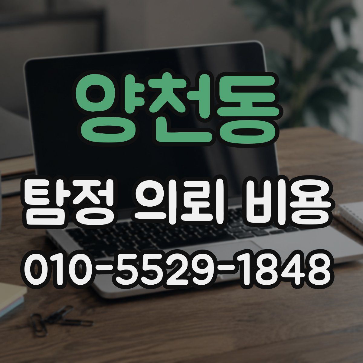 양천동 탐정 의뢰 비용