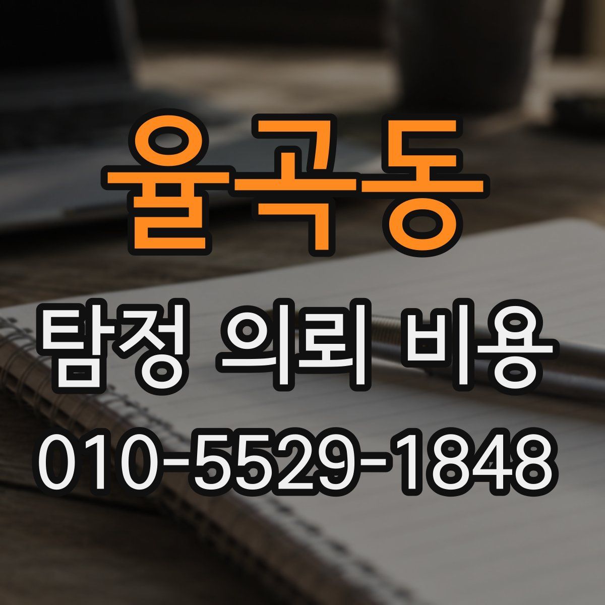 율곡동 탐정 의뢰 비용