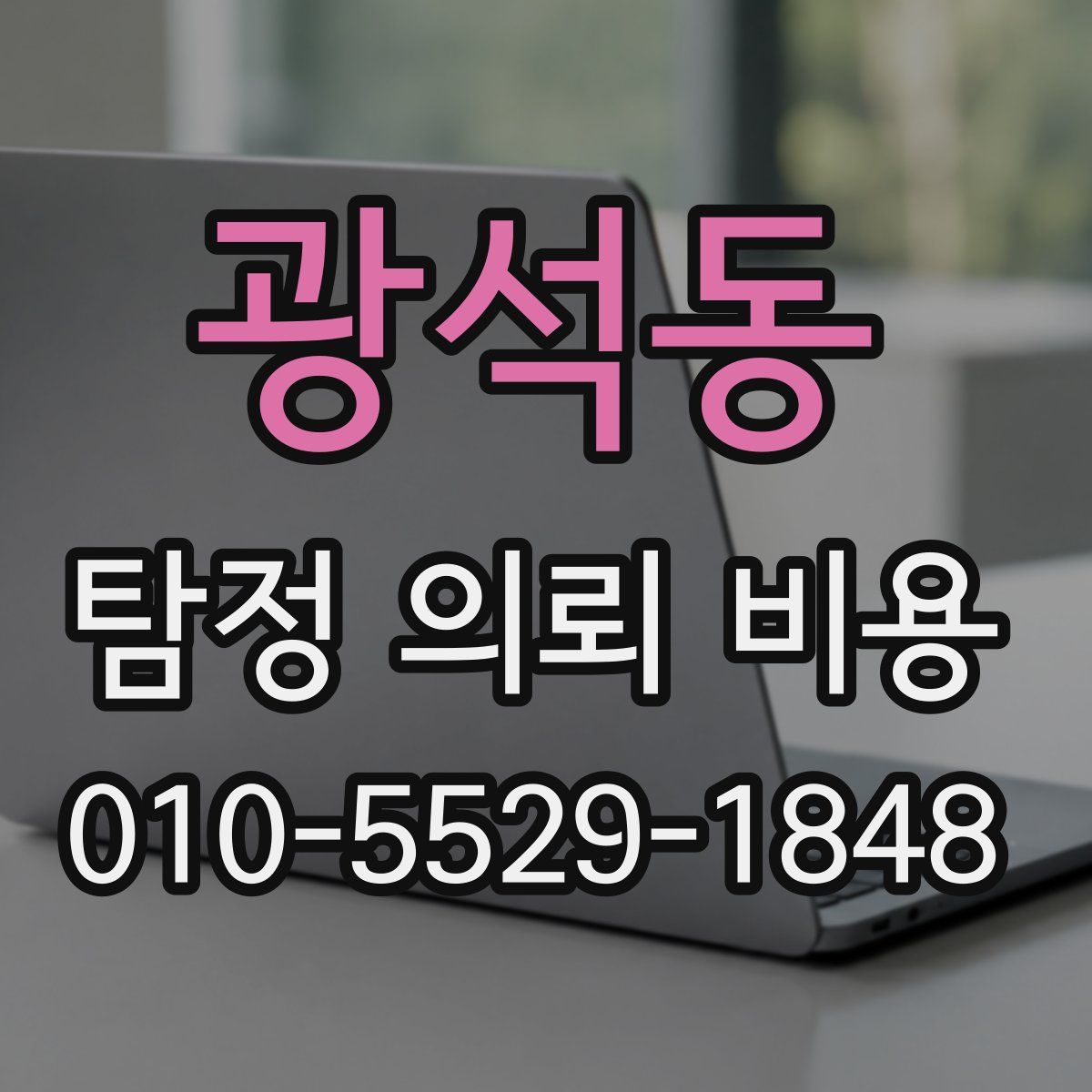 광석동 탐정 의뢰 비용