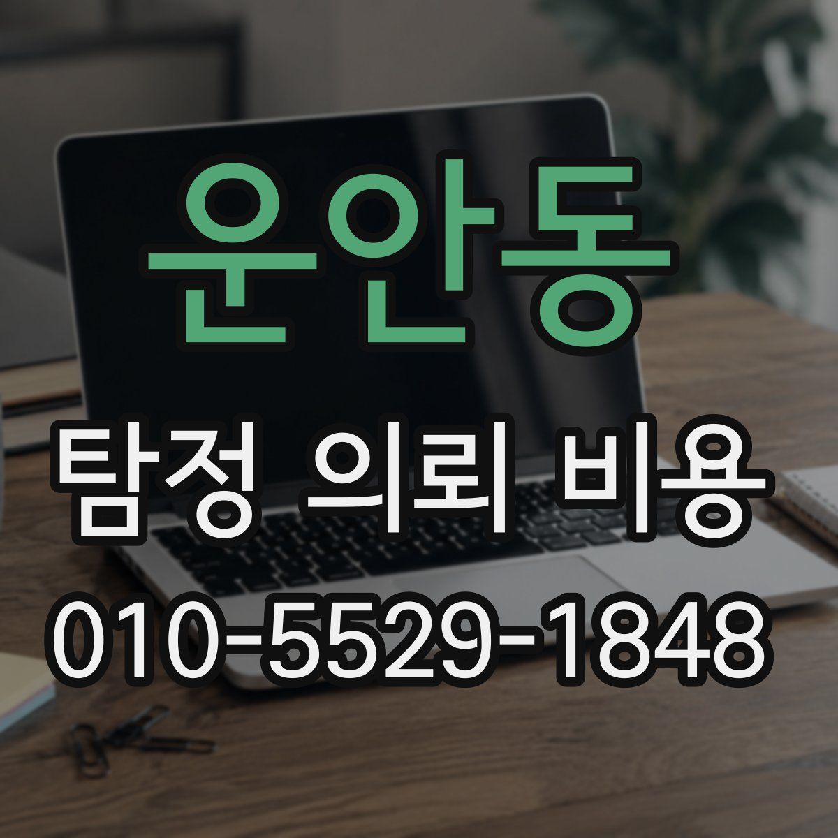 운안동 탐정 의뢰 비용